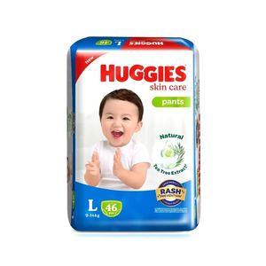 Huggies Skincare Pants L 46Pcs (9-14Kg)